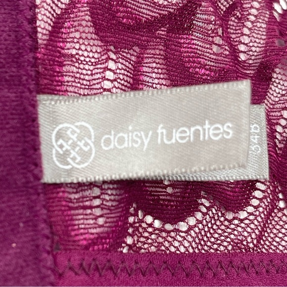 Daisy Fuentes Lace Pushup Long Line Bra Size 34B - Picture 12 of 12